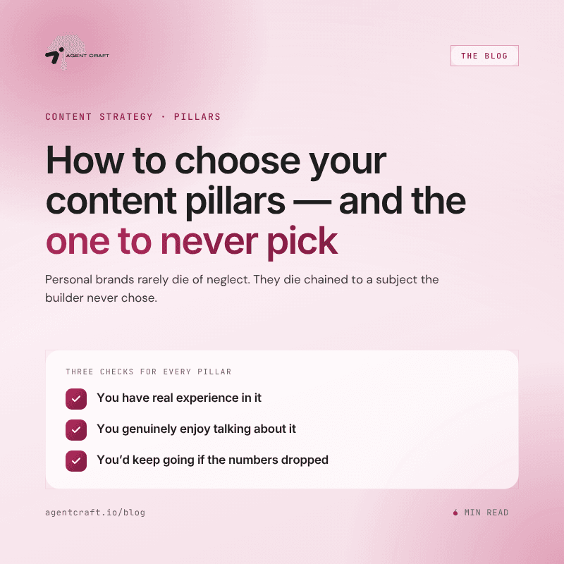 How to Choose Content Pillars (and the Topic to Never Pick)