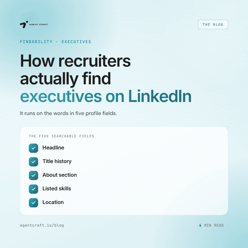 How Recruiters Actually Find Executives on LinkedIn
