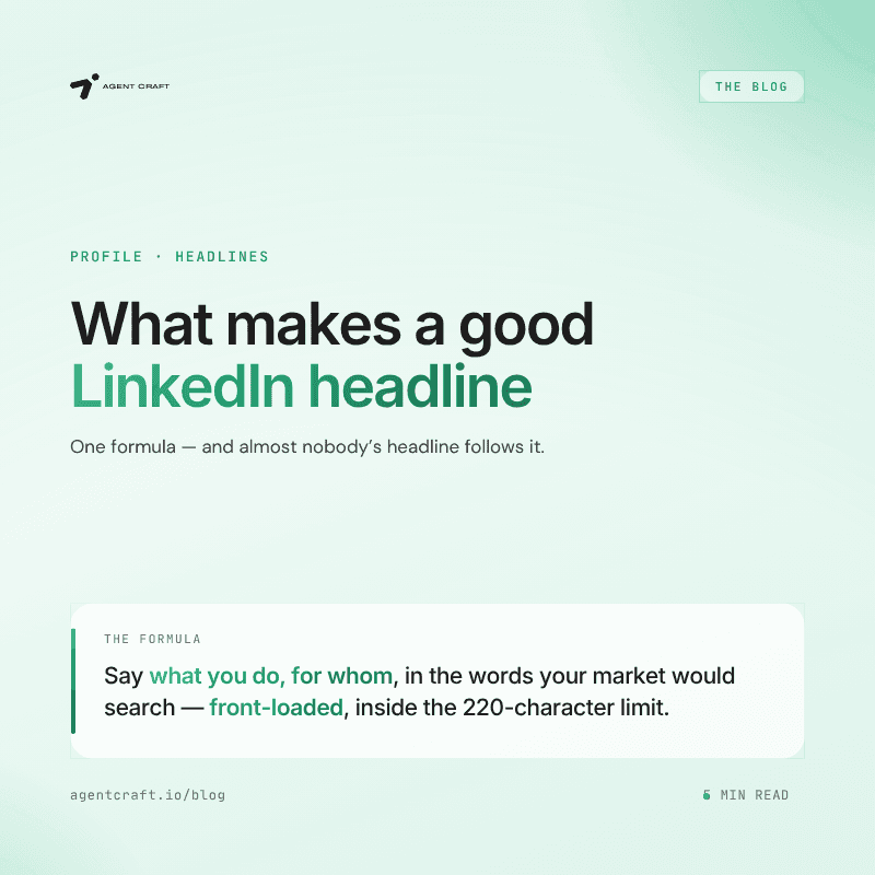 What Makes a Good LinkedIn Headline (With 10 Examples)