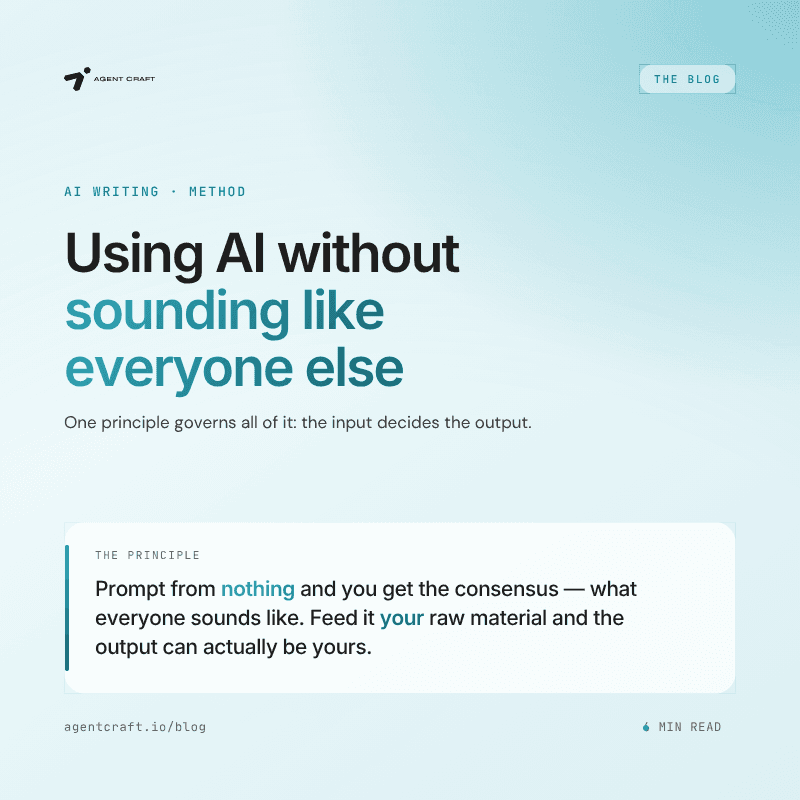 How to Use AI for Your Personal Brand Without Sounding Generic